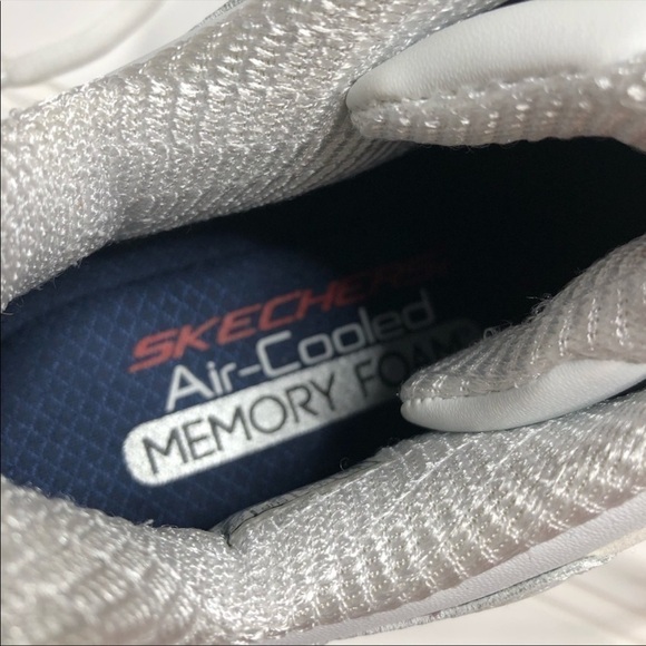 Sketchers SKX white memory foam sneakers 6.5 - Picture 8 of 8